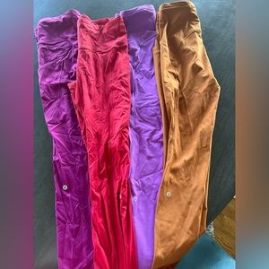 Lot of Lululemon fast and free high rise tights 28 in length